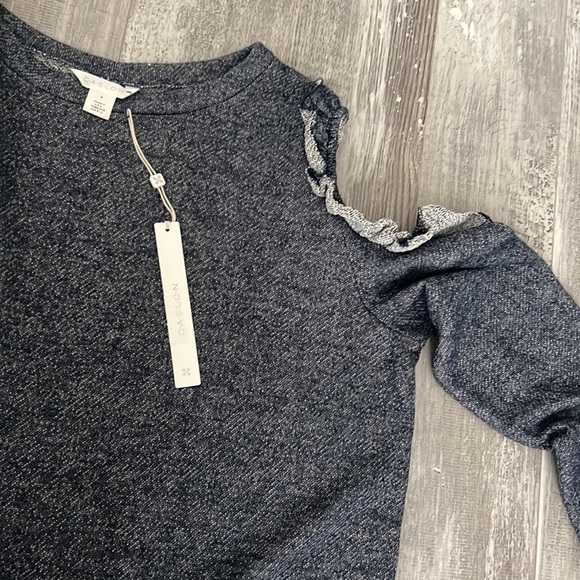 Caslon Cold Shoulder Sweatshirt - Picture 4 of 8